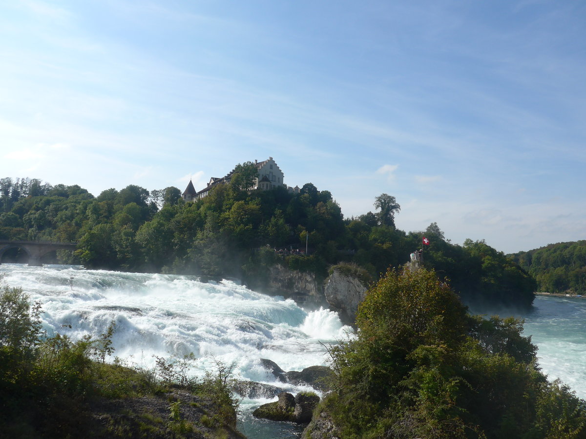 (209'560) - Der Rheinfall am 14. September 2019 bei Neuhausen
