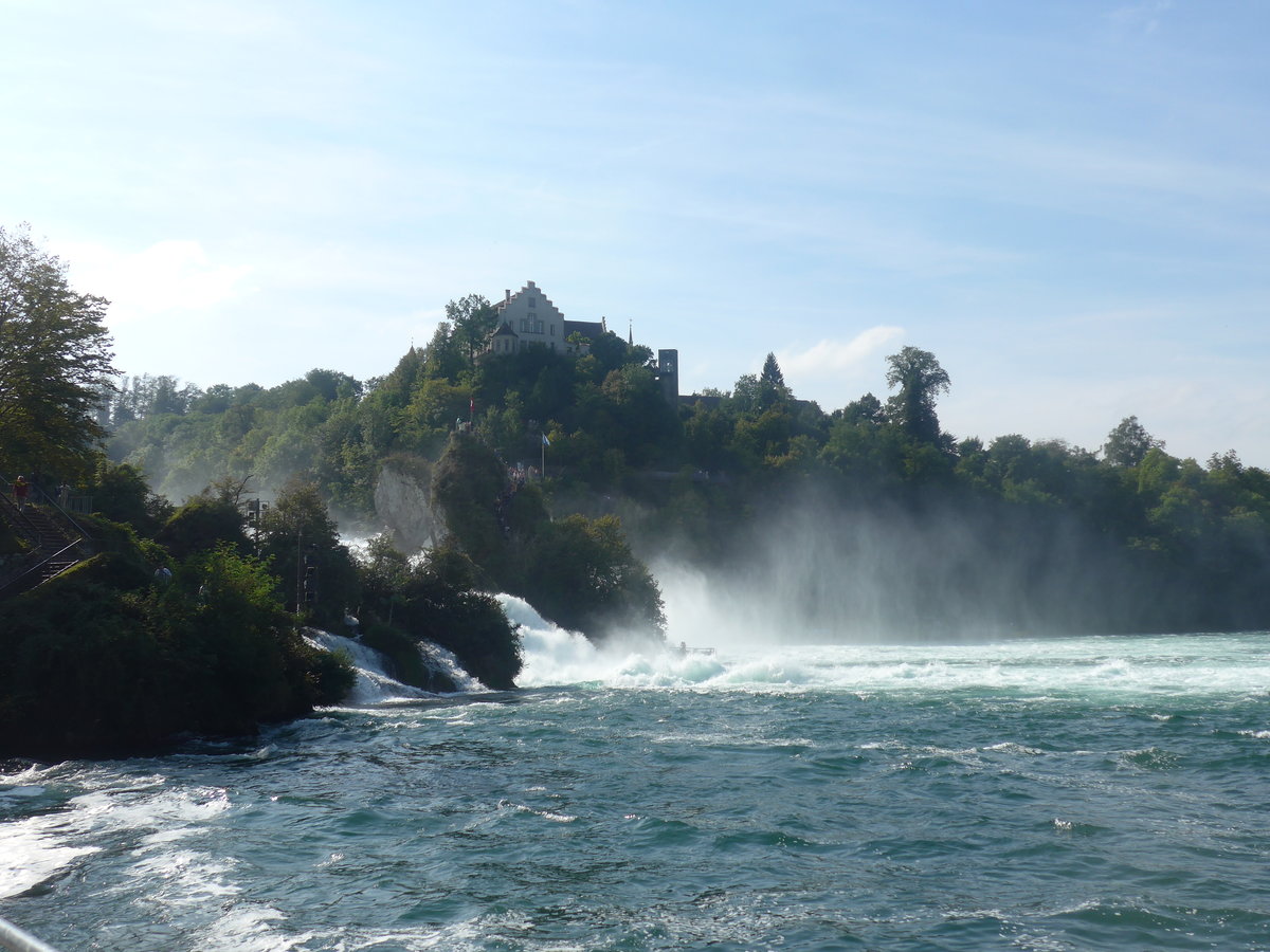 (209'561) - Der Rheinfall am 14. September 2019 bei Neuhausen