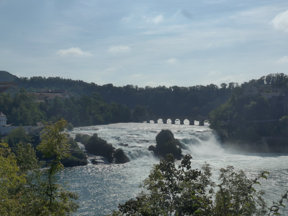 (209'573) - Der Rheinfall am 14. September 2019 bei Neuhausen