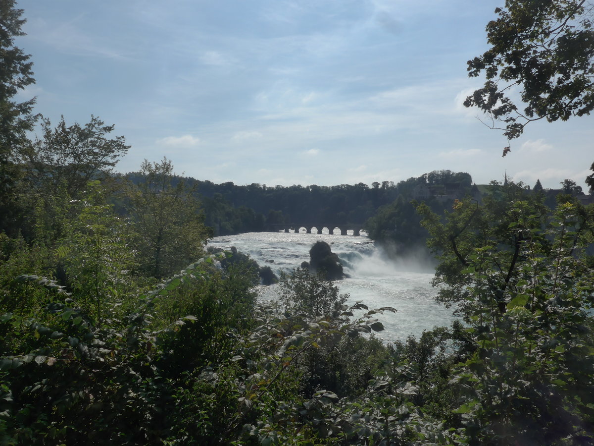 (209'574) - Der Rheinfall am 14. September 2019 bei Neuhausen