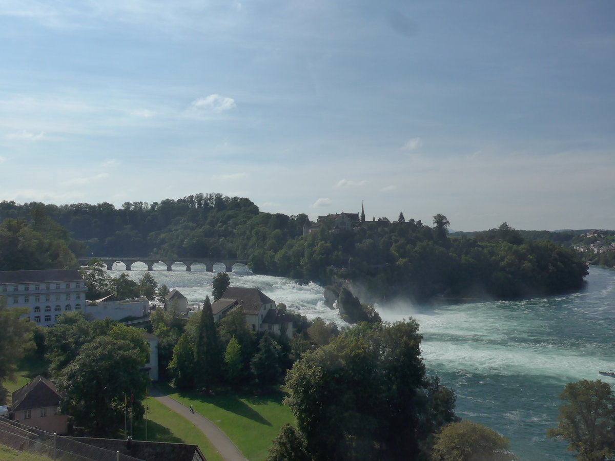 (209'577) - Der Rheinfall am 14. September 2019 bei Neuhausen