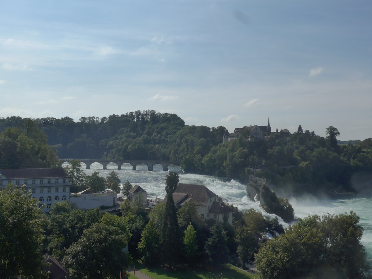 (209'578) - Der Rheinfall am 14. September 2019 bei Neuhausen