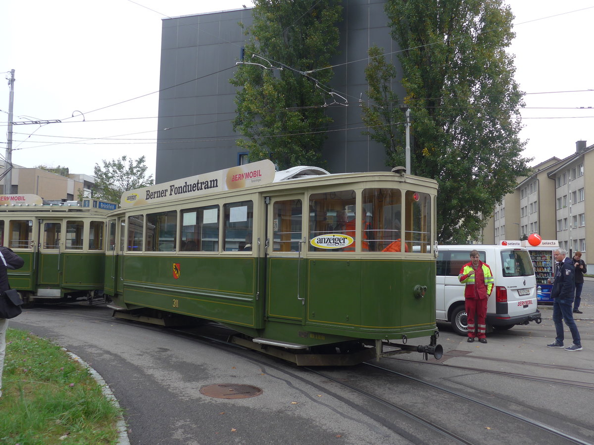 (210'431) - SVB-Tramanh�nger - Nr. 311 - am 20. Oktober 2019 in Bern, Weissenb�hl