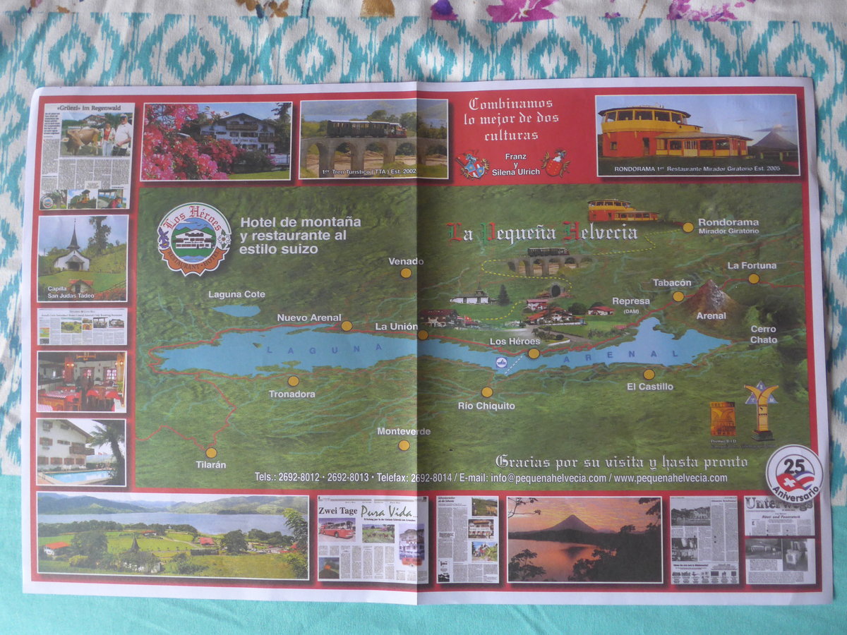 (211'310) - Tischset am 15. November 2019 in Nuevo Arenal, Los H�roes