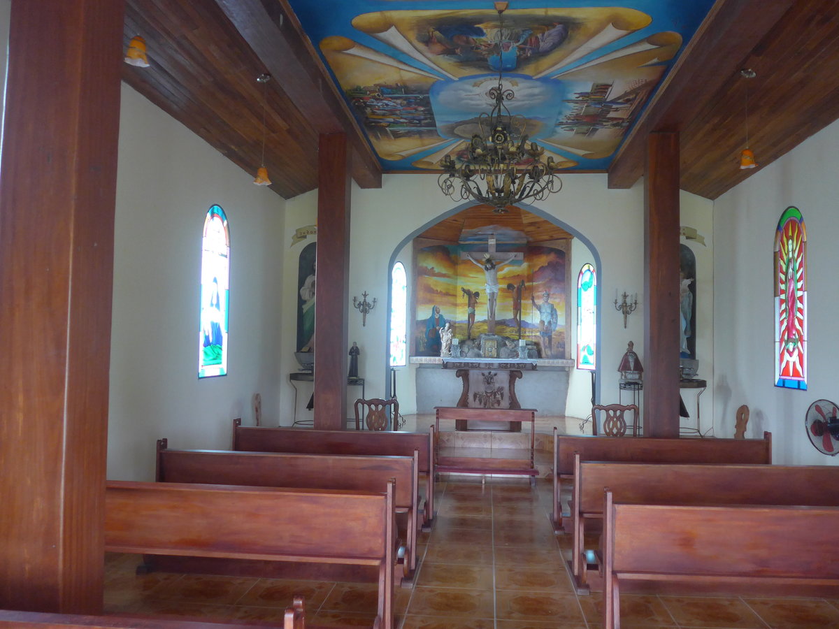 (211'422 - Inneres der Kapelle am 16. November 2019 in Nuevo Arenal, Los H�roes