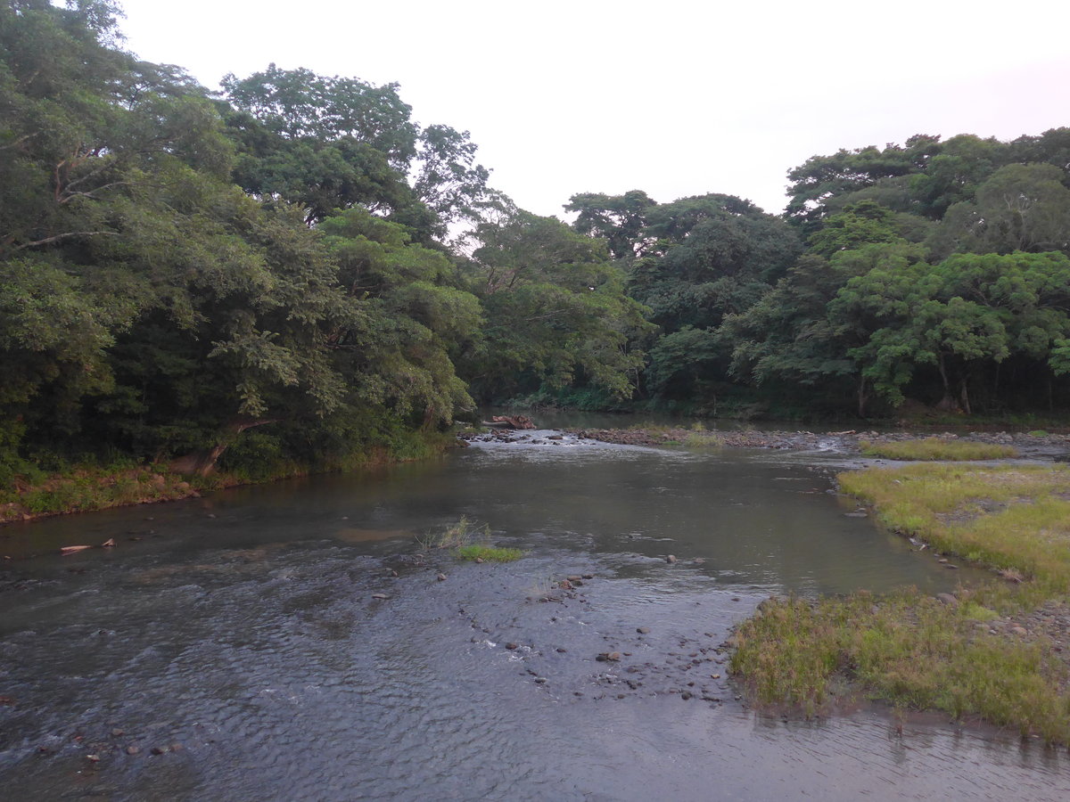 (211'941) - Der Rio Sapoa am 21. November 2019 in La Cruz, Ca�as Castilla