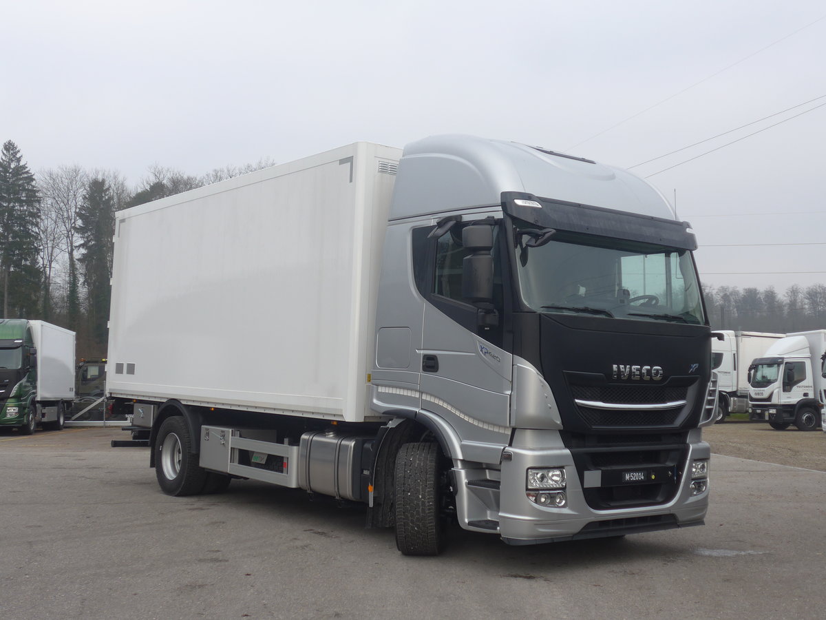 (213'767) - Schweizer Armee - M+52'014 - Scania am 12. Januar 2020 in Hendschiken, Iveco