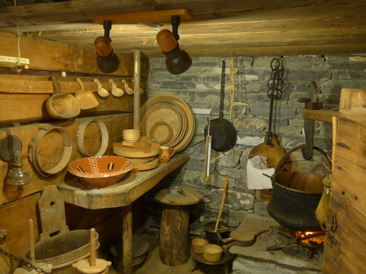 (214'483) - K�serei in Alph�tte am 19. Februar 2020 im Heimatmuseum Adelboden