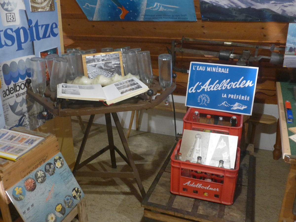 (214'512) - Die Adelbodner Mineralquelle am 19. Februar 2020 im Heimatmuseum Adelboden