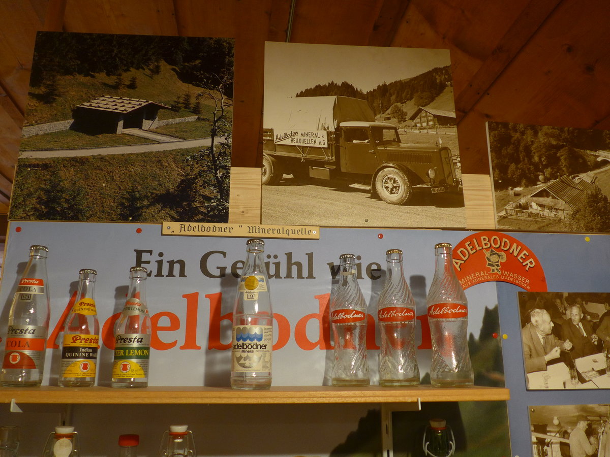 (214'526) - Adelbodner Flaschen am 19. Februar 2020 im Heimatmuseum Adelboden