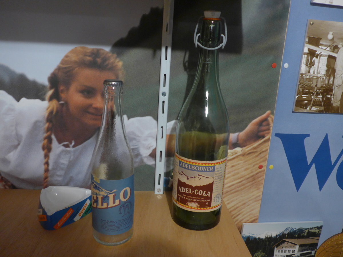 (214'536) - Adelbodner Flaschen am 19. Februar 2020 im Heimatmuseum Adelboden