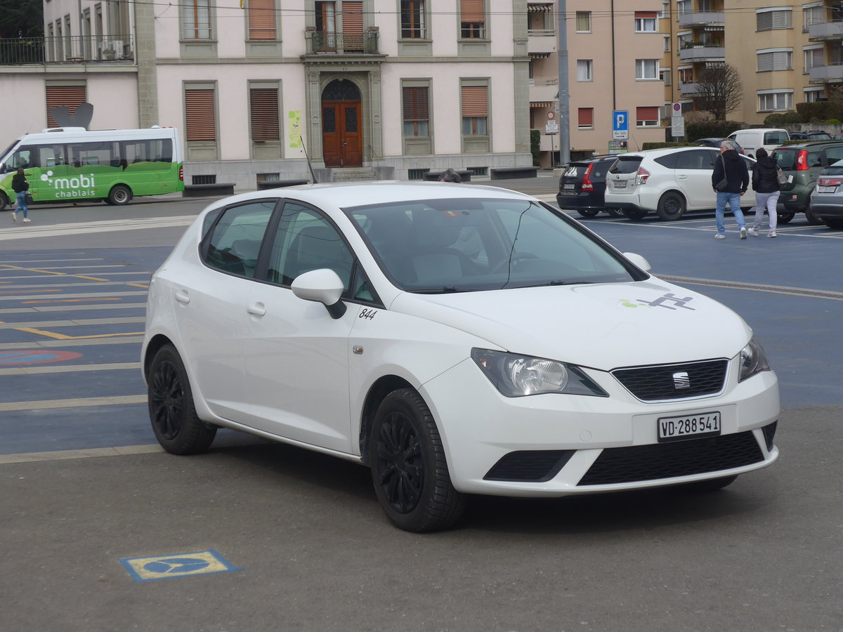 (214'901) - TPC - Nr. 844/VD 288'541 - Seat am 29. Februar 2020 beim Bahnhof Aigle