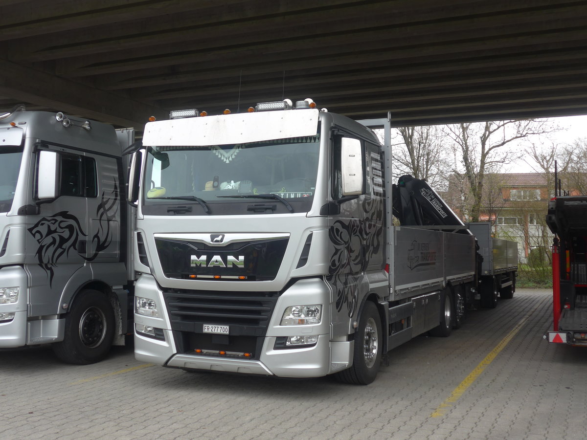 (215'415) - Kernen, Kerzers - FR 277'700 - MAN am 22. M�rz 2020 in Kerzers, Murtenstrasse