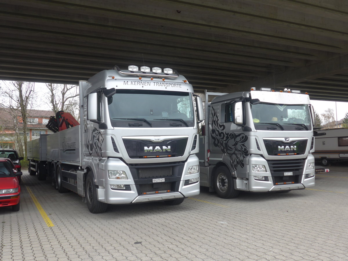 (215'417) - Kernen, Kerzers - FR 277'677 - MAN am 22. M�rz 2020 in Kerzers, Murtenstrasse