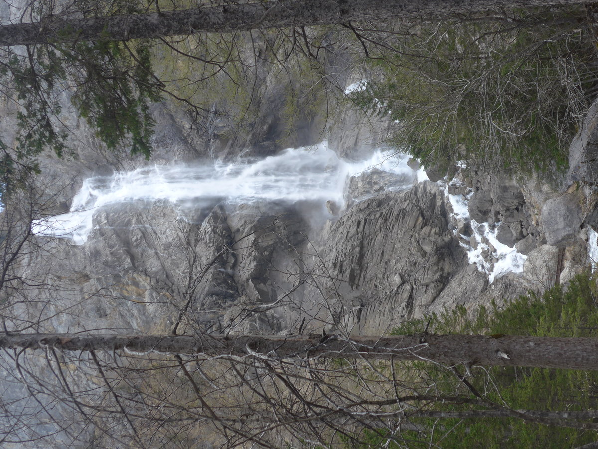 (216'433) - Die Engstligenf�lle am 24. April 2020 bei Adelboden