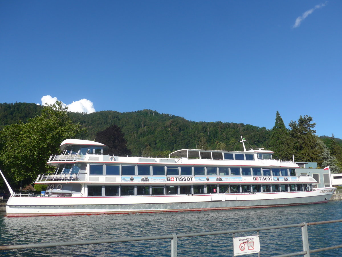 (217'782) - Motorschiff Berner Oberland am 12. Juni 2020 an der Schiffl�ndte Thun