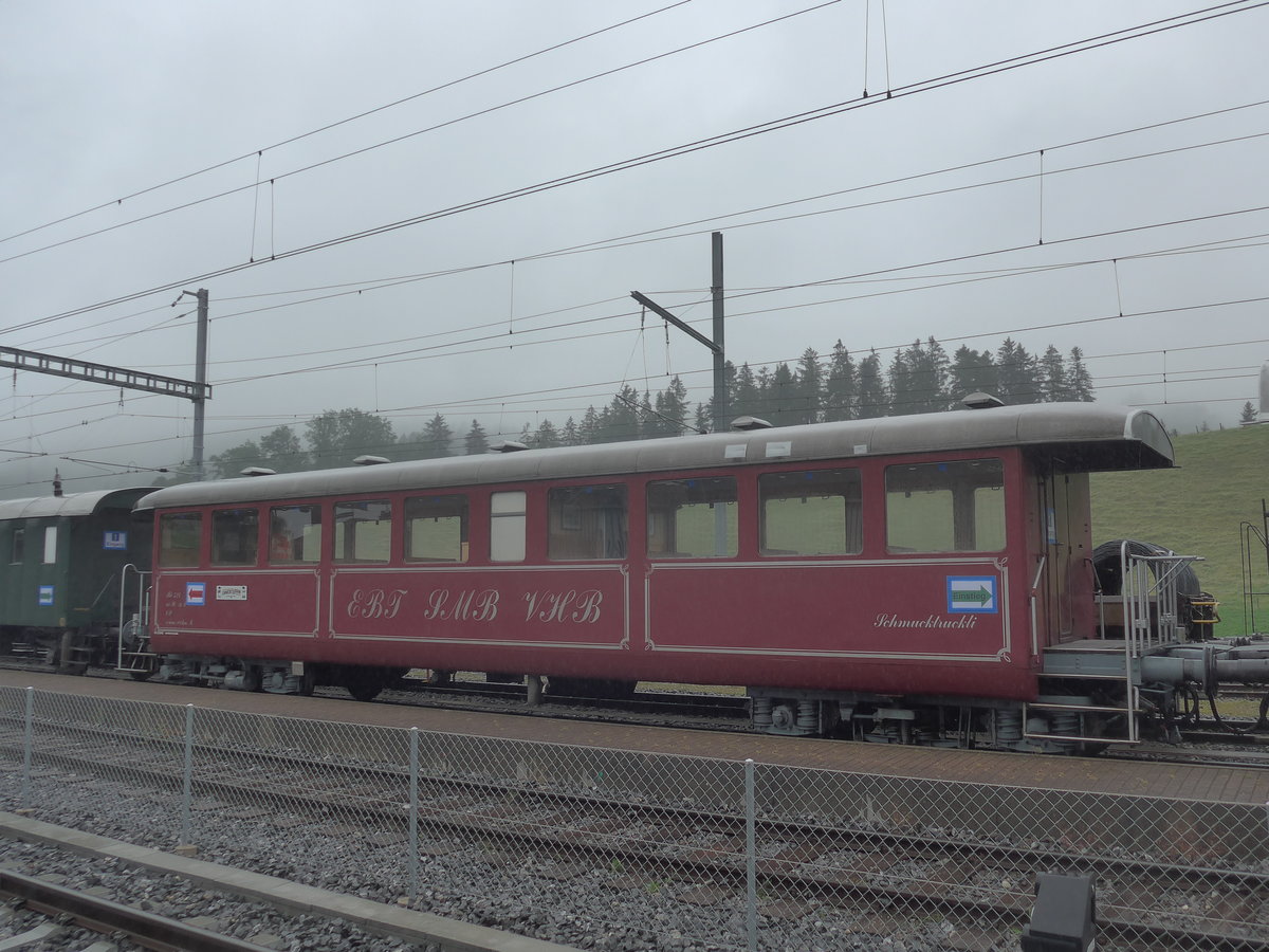 (217'937) - EBT-SMB-VHB-Personenwagen - Nr. 524 - am 14. Juni 2020 im Bahnhof Sumiswald-Gr�nen