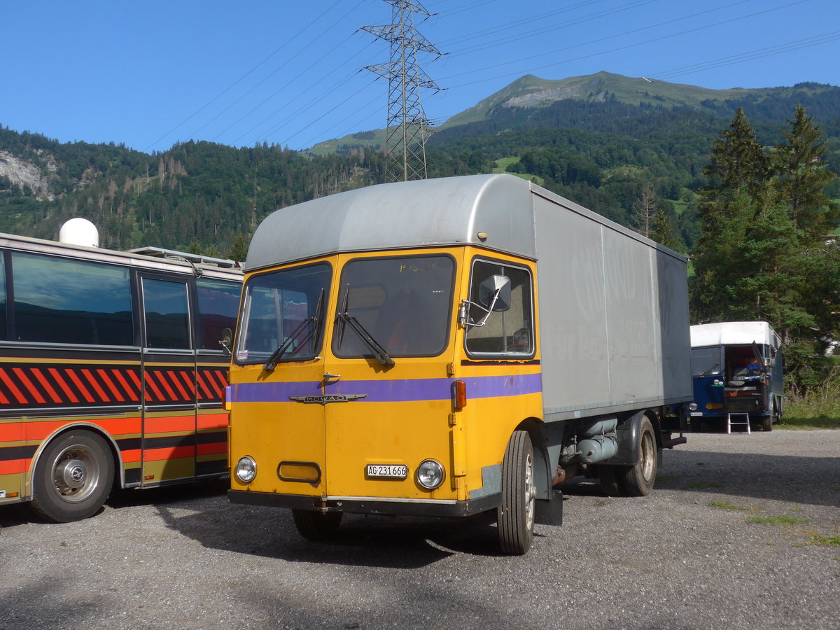 (219'725) - Mowag - AG 231'666 - am 16. August 2020 in Gr�sch, Bergbahnen