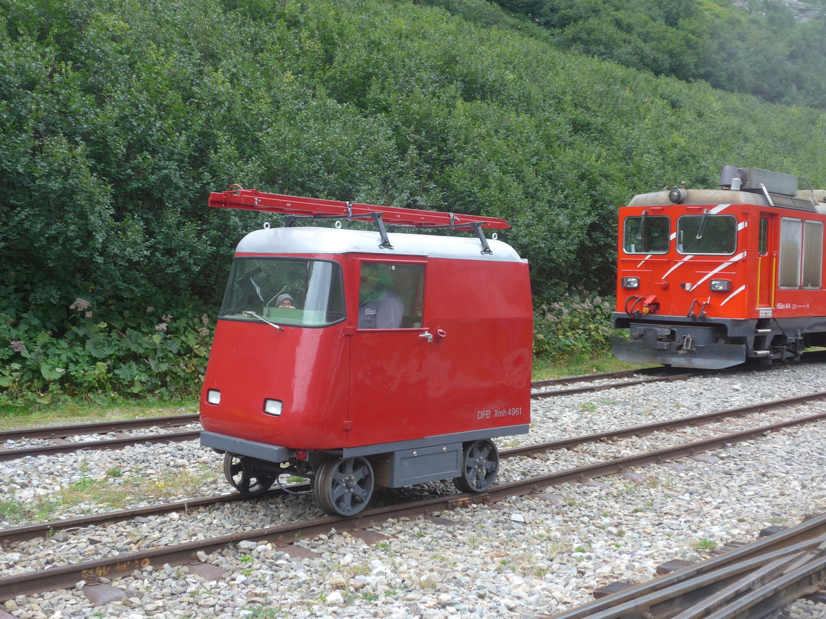 (219'927) - DFB-Draisine - Nr. 4961 - am 22. August 2020 in Gletsch