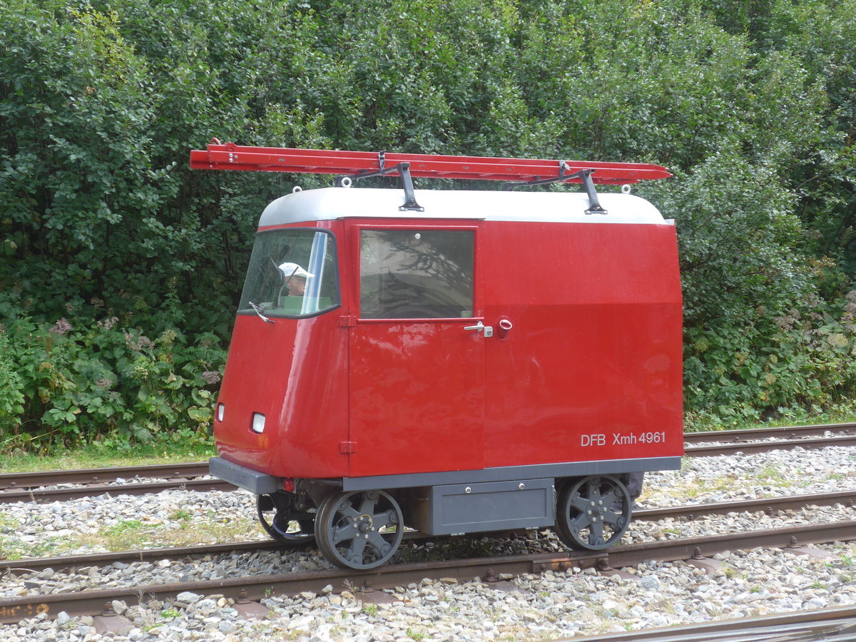 (219'944) - DFB-Draisine - Nr. 4961 - am 22. August 2020 in Gletsch