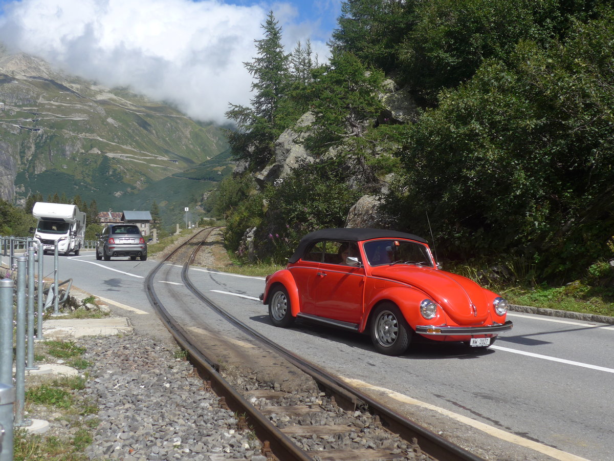 (219'968) - VW-K�fer - NW 2027 - am 22. August 2020 in Gletsch