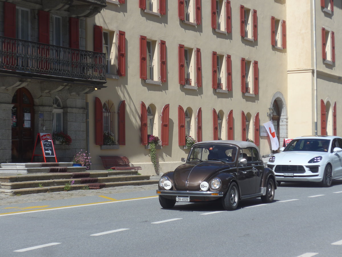 (219'976) - VW-K�fer - ZH 4528 - am 22. August 2020 in Gletsch