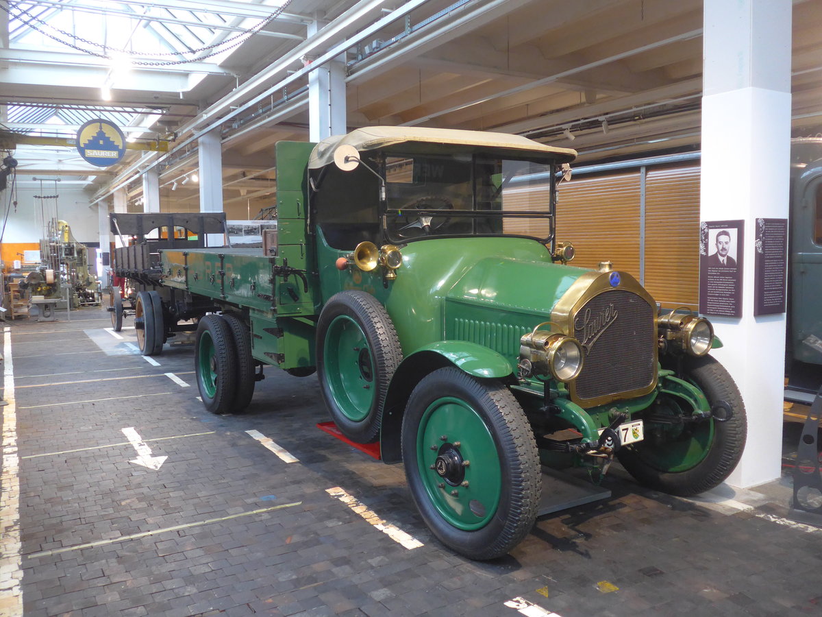 (221'165) - Saurer - Jg. 1917 - am 24. September 2020 in Arbon, Saurermuseum