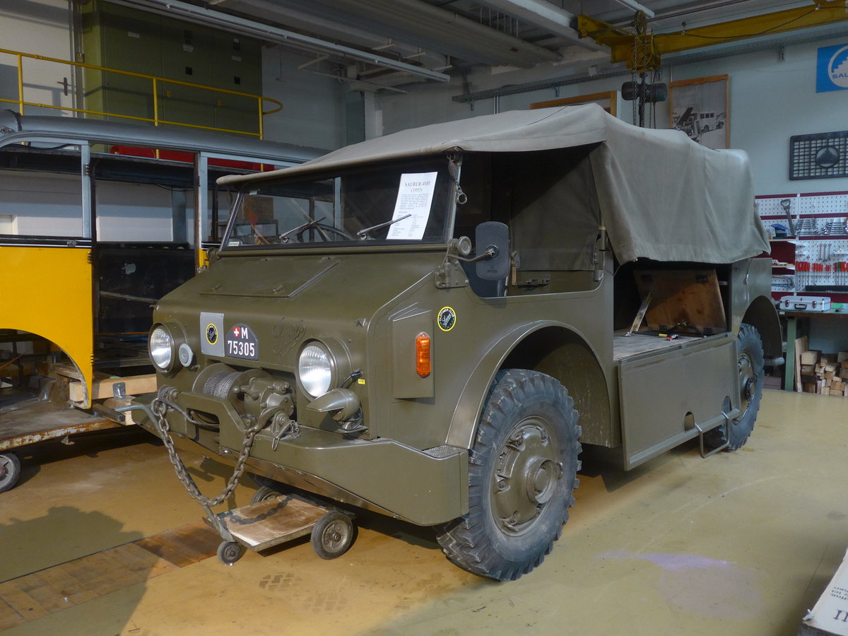 (221'176) - Schweizer Armee - M+75'305 - Saurer am 24. September 2020 in Arbon, Saurermuseum