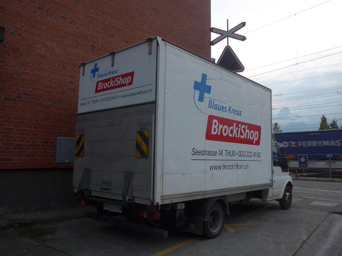 (221'911) - BrockiShop, Thun - BE 844'703 - Ford am 13. Oktober 2020 in Thun, Rosenau