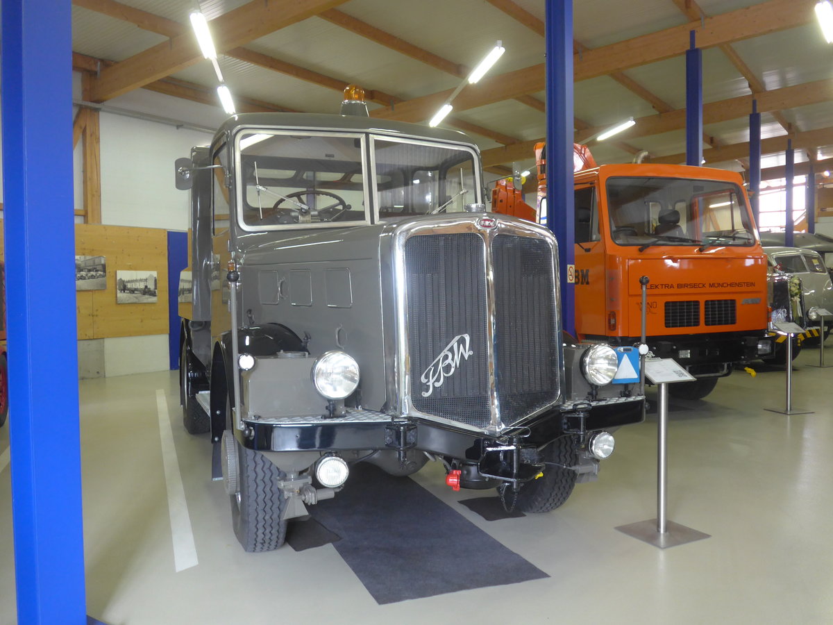 (221'980) - FBW-Club, M�nnedorf - FBW am 18. Oktober 2020 in Wetzikon, FBW-Museum