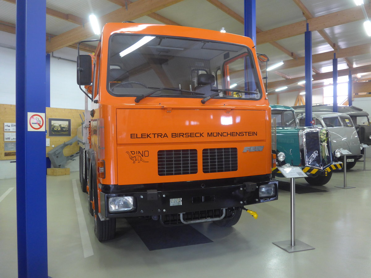 (221'981) - Elektra Birseck, M�nchenstein - FBW am 18. Oktober 2020 in Wetzikon, FBW-Museum