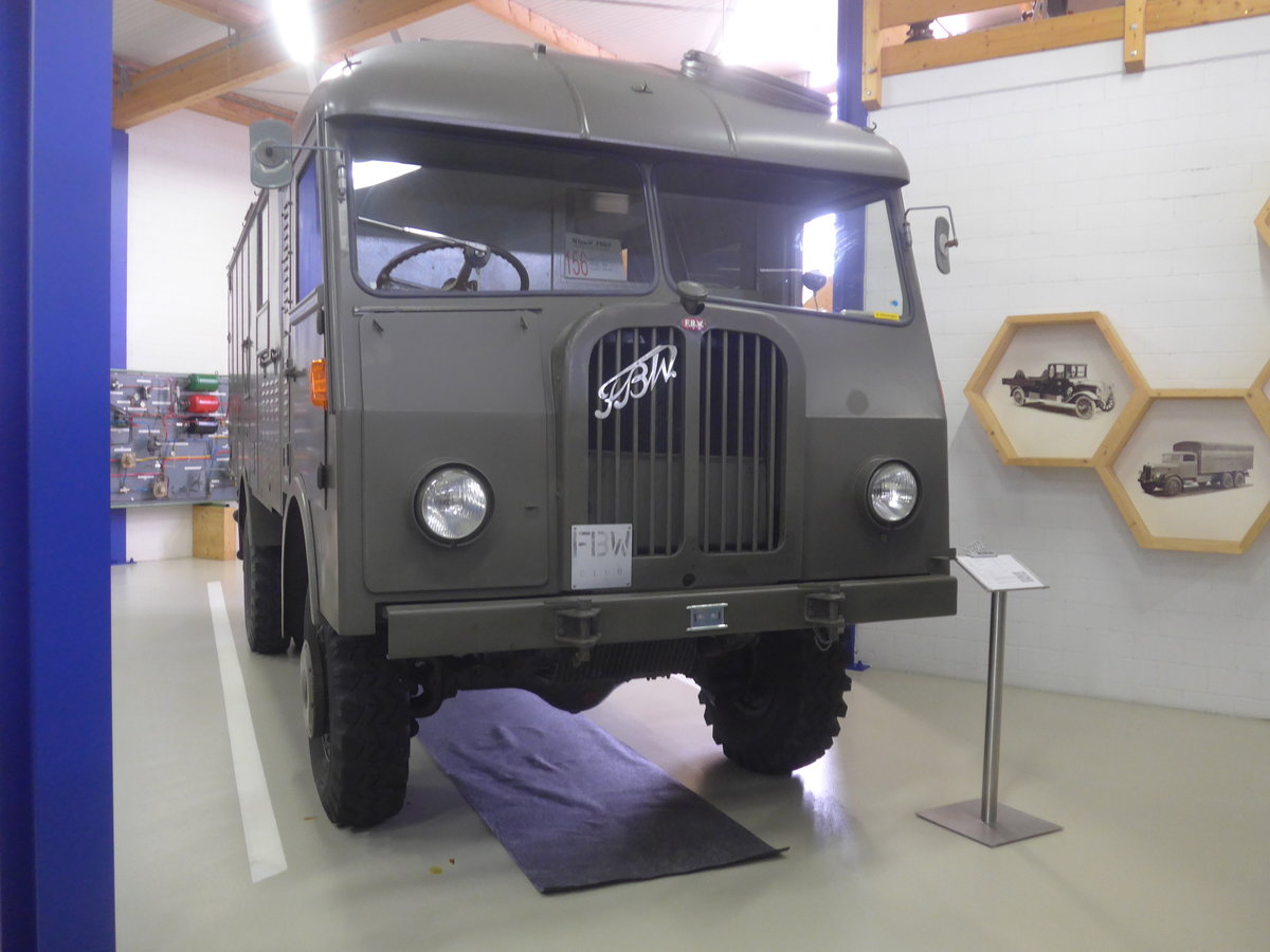 (221'985) - FBW-Club, M�nnedorf - FBW am 18. Oktober 2020 in Wetzikon, FBW-Museum