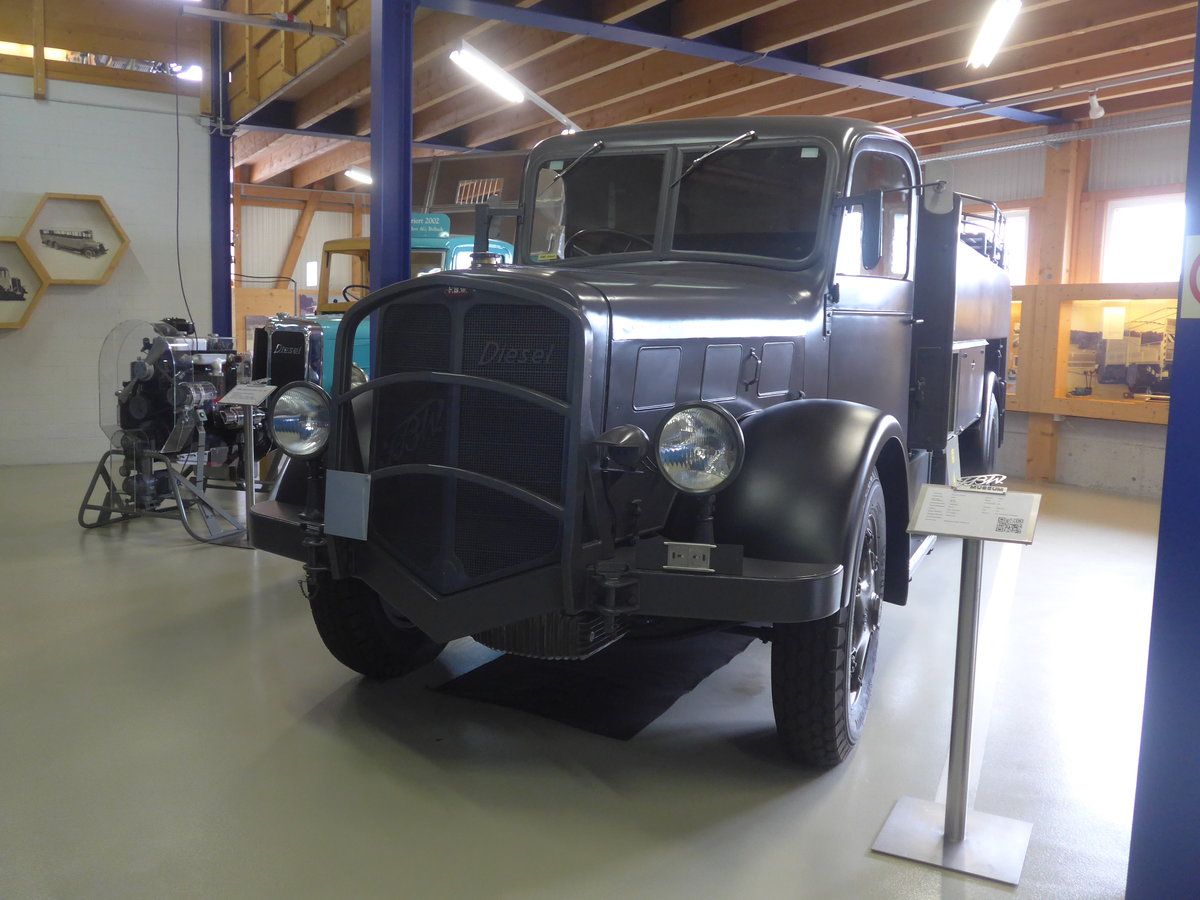 (221'995) - FBW-Club, M�nnedorf - FBW am 18. Oktober 2020 in Wetzikon, FBW-Museum