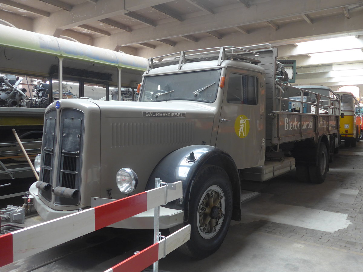 (222'277) - Sch�tzengarten, St. Gallen - Nr. 6 - Saurer am 21. Oktober 2020 in Arbon, Saurermuseum Depot