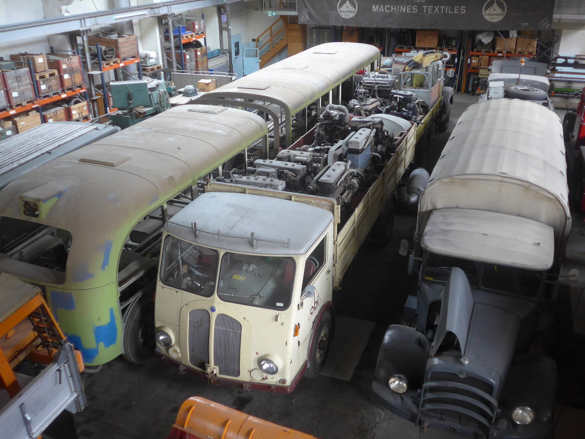 (222'287) - Obi - Saurer am 21. Oktober 2020 in Arbon, Saurermuseum Depot