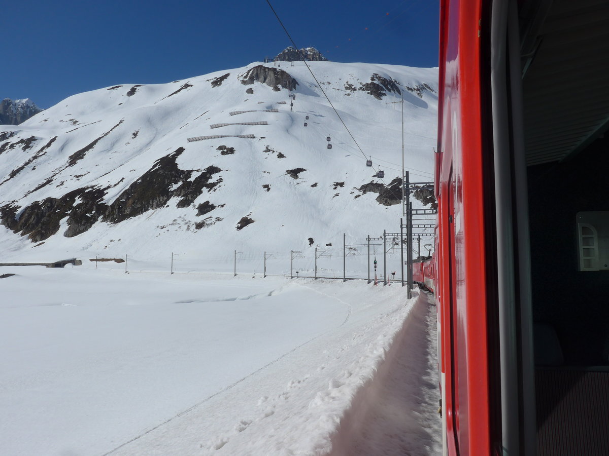 (224'531) - Winter auf dem Oberalppass am 28. M�rz 2021