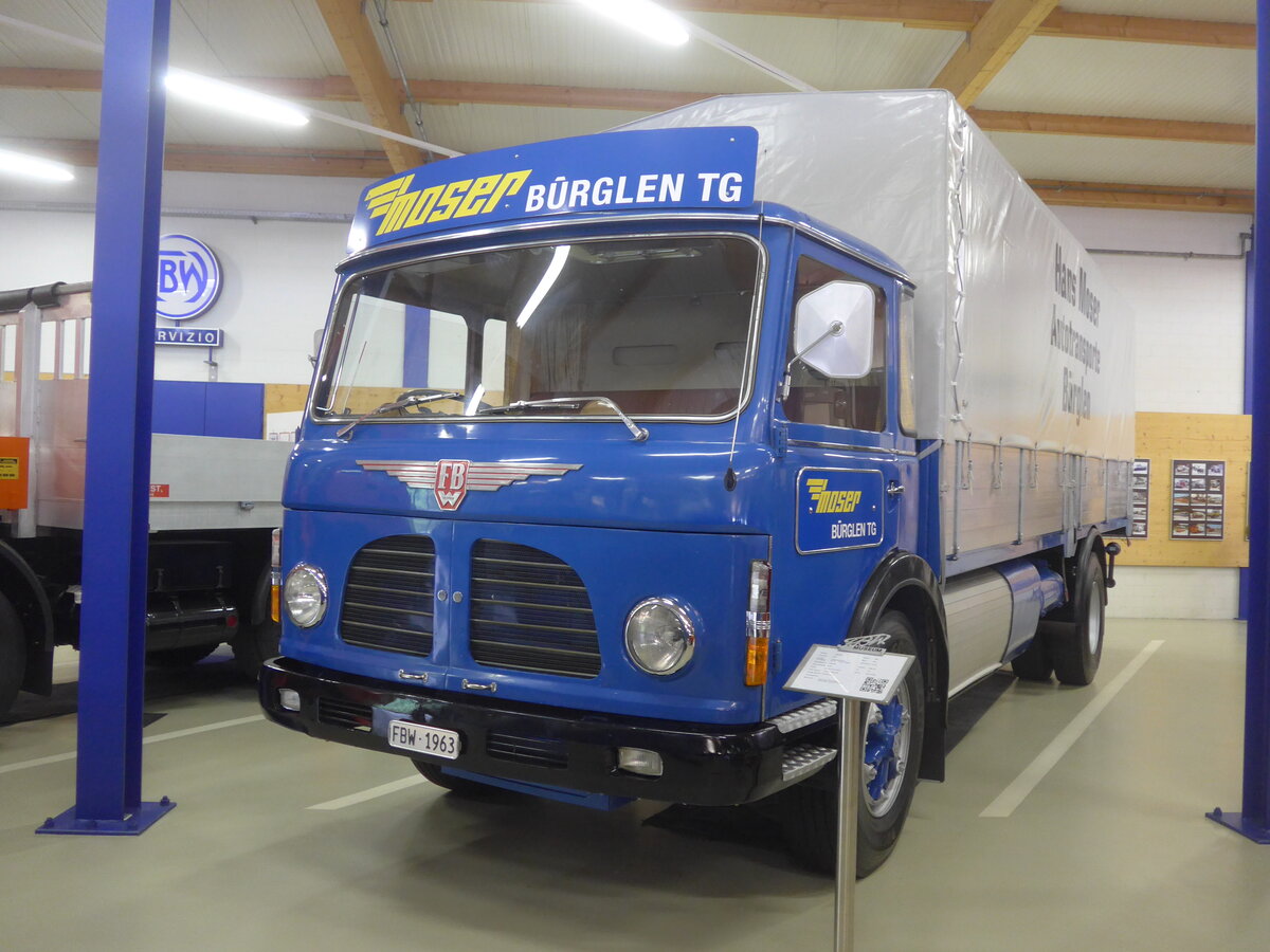 (225'789) - Moser, B�rglen - FBW am 6. Juni 2021 in Wetzikon, FBW-Museum