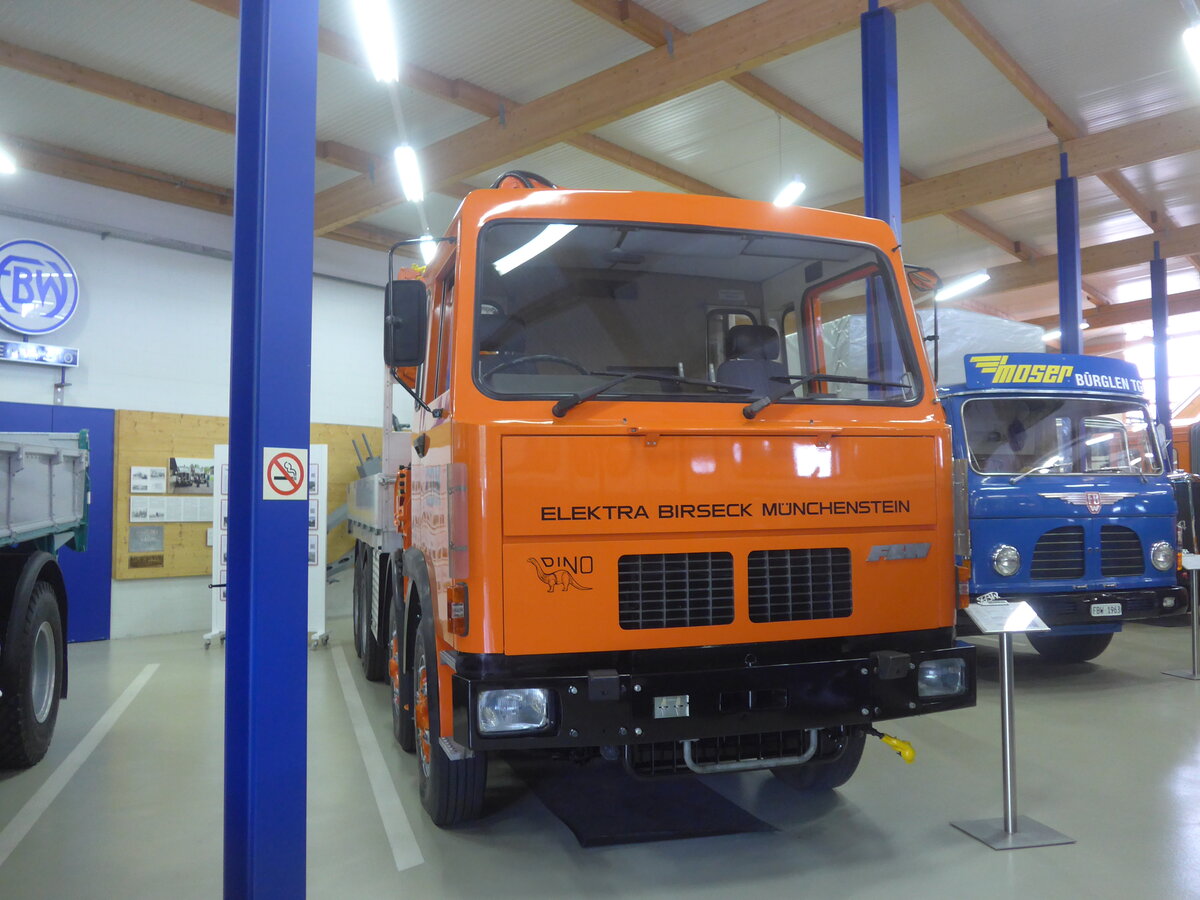 (225'790) - Elektro Birseck, M�nchenstein - FBW am 6. Juni 2021 in Wetzikon, FBW-Museum