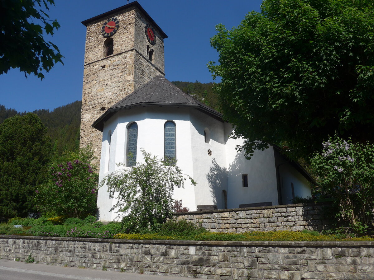 (225'921) - Reformierte Kirche von Adelboden am 16. Juni 2021