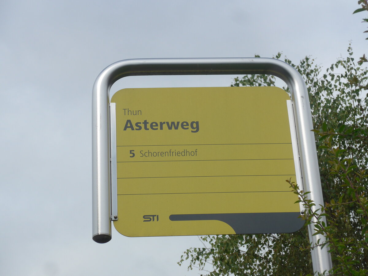 (226'495) - STI-Haltestelle - Thun, Asterweg - am 17. Juli 2021