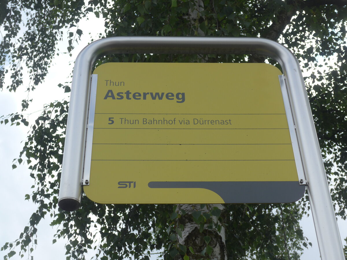 (226'496) - STI-Haltestelle - Thun, Asterweg - am 17. Juli 2021