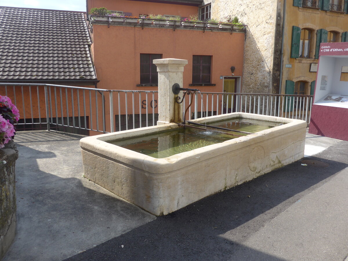 (227'272) - Brunnen von 1857 am 15. August 2021 in Grandson