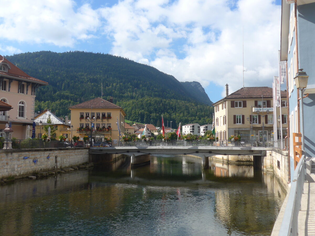 (227'542) - Br�cke �ber die l'Orbe am 28. August 2021 in Vallorbe