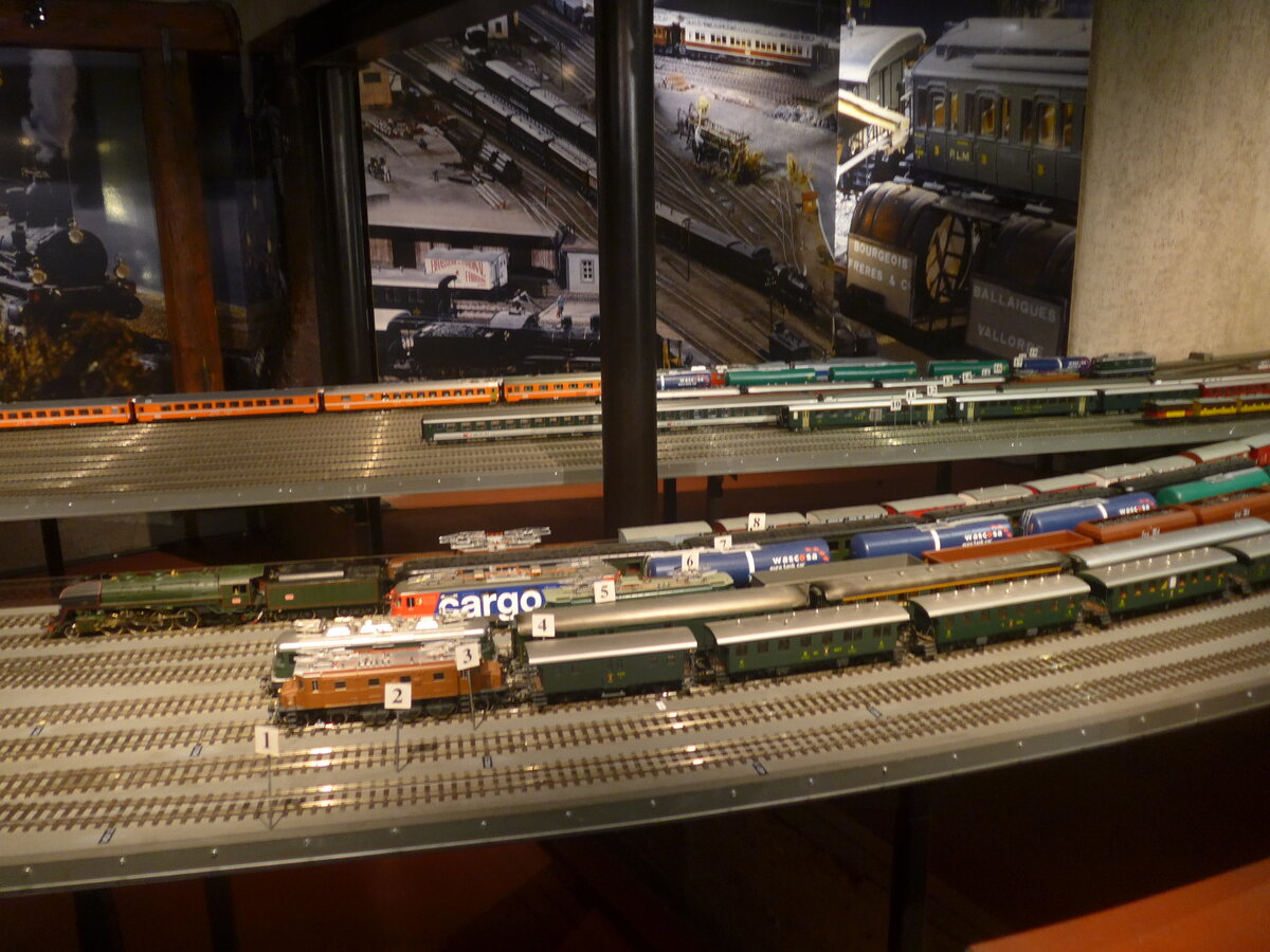 (227'568) - Modelleisenbahnanlage am 28. August 2021 in Vallorbe, Mus�e du fer et du chemin de fer