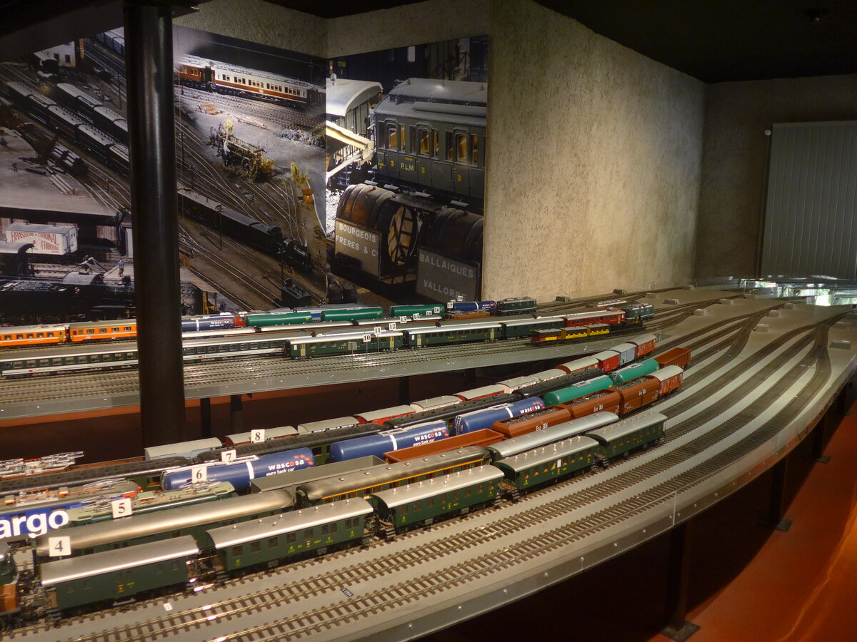 (227'569) - Modelleinsenbahnanlage am 28. August 2021 in Vallorbe, Mus�e du fer et du chemin de fer