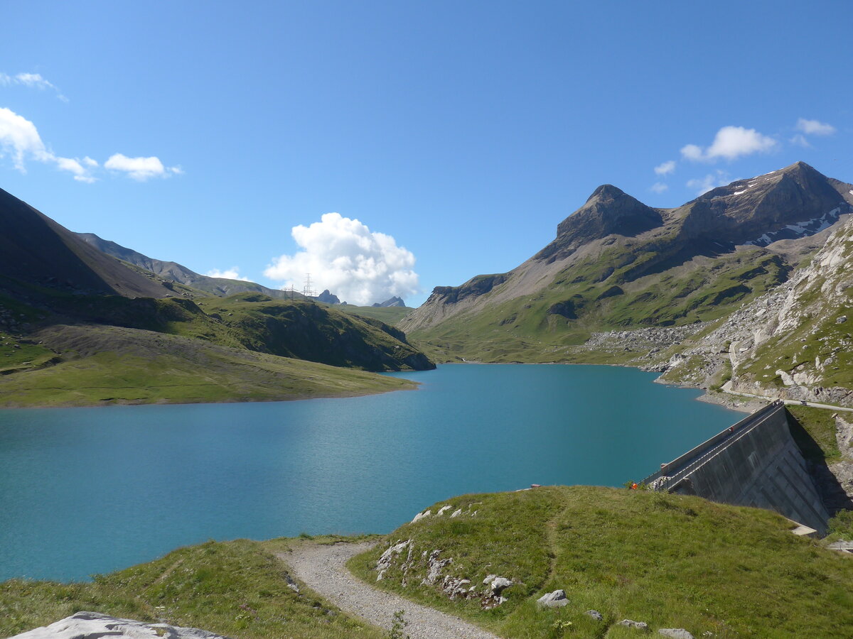 (227'625) - Der Sanetschsee am 29. August 2021 am Sanetschpass