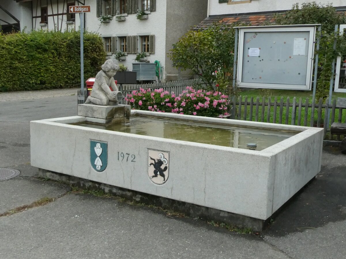 (228'406) - Brunnen von 1972 am 26. September 2021 in Beggingen