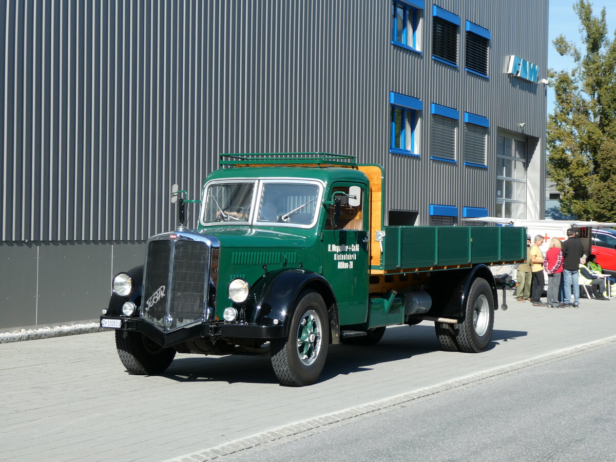 (228'562) - Wegm�ller, Attikon - ZH 33'083 U - FBW am 2. Oktober 2021 in N�fels, FBW-Museum