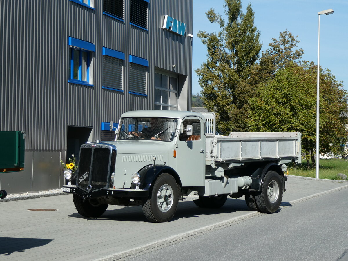 (228'563) - FBW - ZH 40'228 - am 2. Oktober 2021 in N�fels, FBW-Museum
