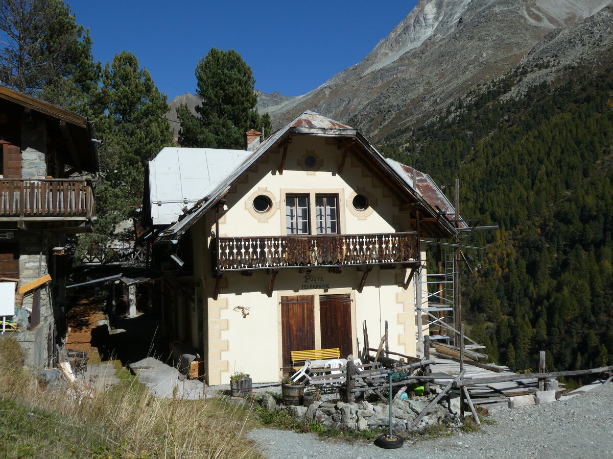 (228'783) - Alte Post am 10. Oktober 2021 in Arolla